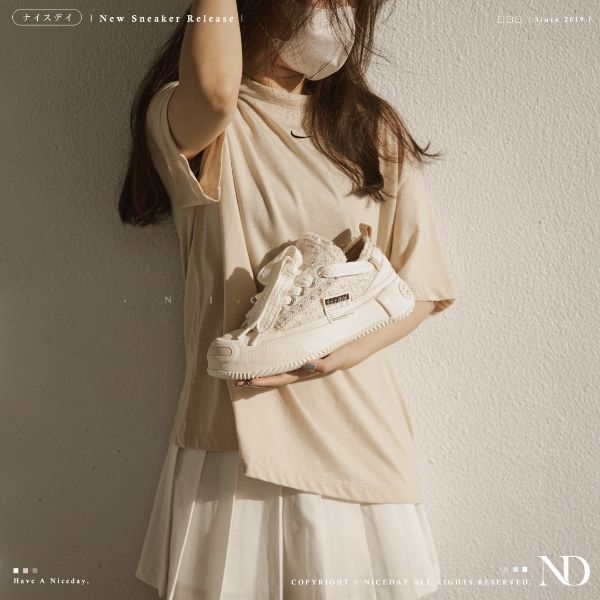 圖片 NICEDAY 代購 xVESSEL G.O.P. 2.0 Marshmallow Lows 解構鞋 粉白色 小香風 珍珠 S22X45W