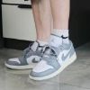 圖片 帝安諾 - 實體店面 NIKE Air Jordan 1 Low 復古 煙灰 淺灰 奶油底 灰白 553560-053