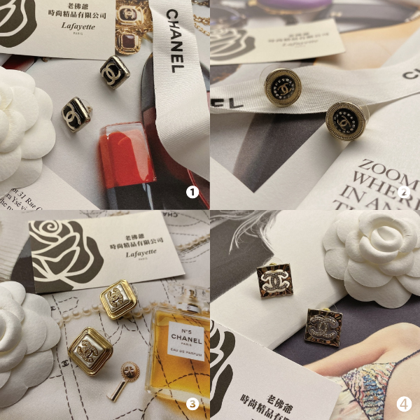 圖片 CHANEL 經典雙C耳環