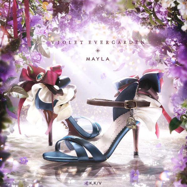 圖片 【MAYLA 原創】Violet Evergarden Iconic Shoes Object 涼鞋(Akoraアコラ款) 紫羅蘭永恆花園特別聯名第二款