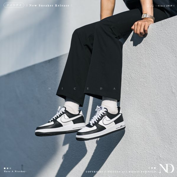 圖片 NICEDAY 代購 Nike Air FORCE 1 黑白 熊貓 2.0 DX3115 100