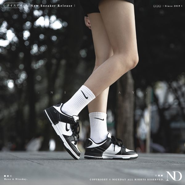 圖片 NICEDAY 現貨 Nike Dunk Low Disrupt 2 解構 黑白 熊貓 DV4024 002