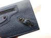圖片 Balenciaga 163471 小羊皮銅釦翻蓋長夾/錢包 藍色