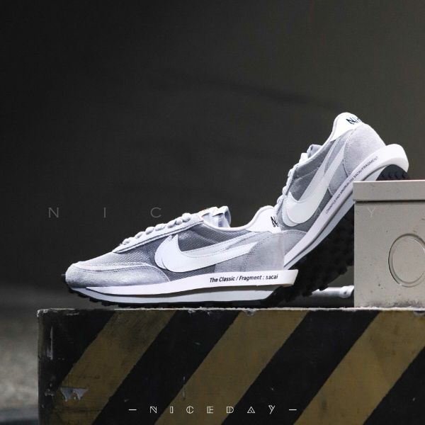 圖片 NICEDAY 現貨 Fragment x Sacai x Nike LDWaffle 灰白 藤原浩 聯名款 男女 DH2684  001