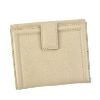 圖片 Salvatore Ferragamo 女用雙按釦淺米色短夾(有零錢袋) 22C911673753 MACADAMIA
