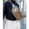 圖片 GUCCI 雙G 大號腰包 斜背包 GG圖案米色棕色 630915JY9KN9886
