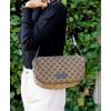 圖片 GUCCI 雙G 大號腰包 斜背包 GG圖案米色棕色 630915JY9KN9886