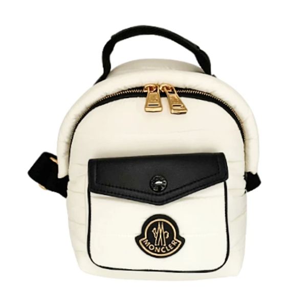 圖片 MONCLER ASTRO系列 品牌LOGO 迷你後背包 白色 5A00001M2176034