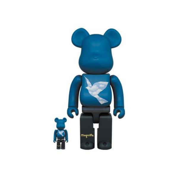 圖片 bearbrick René Magritte400+100