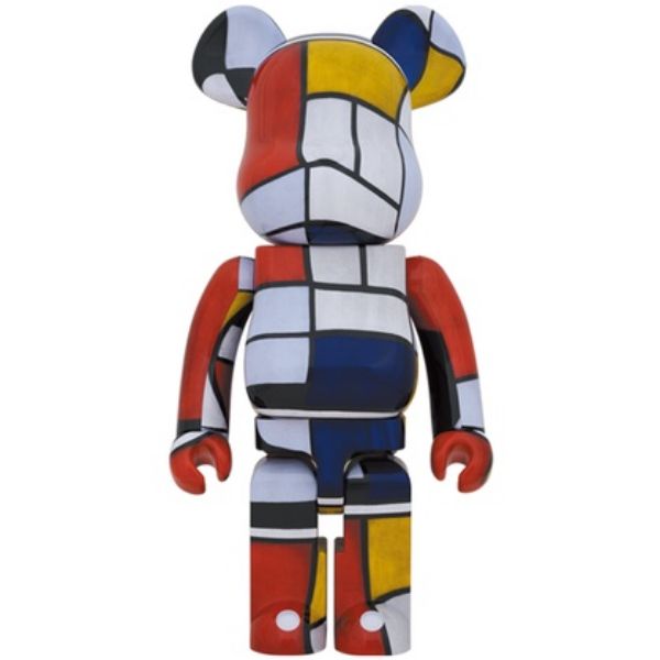 圖片 bearbrick 蒙德里安1000%