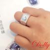 圖片 18K金求婚戒0.50克拉完美車工鑽石男戒-008