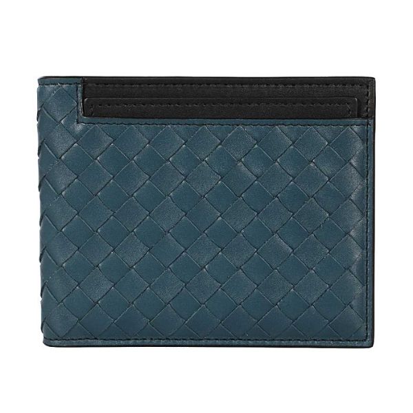 圖片 BOTTEGA VENETA BV 男款藍綠色短夾/卡夾 549041 V465Z 4507
