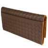 圖片 BOTTEGA VENETA BV 男款咖啡色裡面黃色長夾  120697 V465U 2548