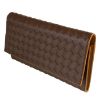 圖片 BOTTEGA VENETA BV 男款咖啡色裡面黃色長夾  120697 V465U 2548