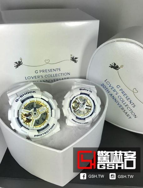 圖片 G-SHOCK x BABY-G LOV-16A 限量 20TH紀念 天使惡魔 情人對錶