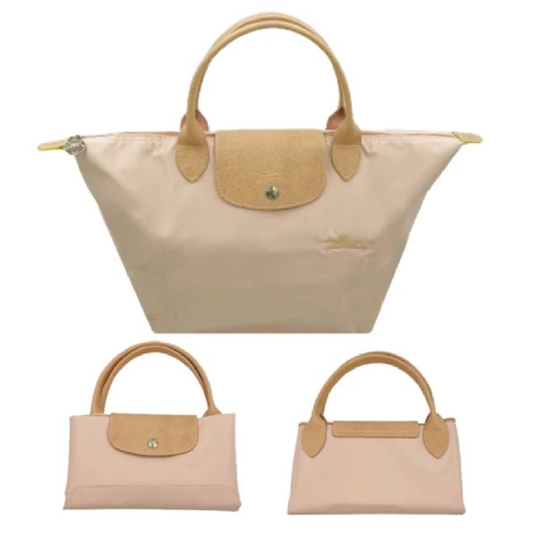 圖片 LONGCHAMP 經典基本款 短把手折疊手提包S號 粉紅色 L1621919 P64
