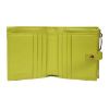 圖片 BOTTEGA VENETA BV 女款綠色按扣對折短夾 含拉鍊零錢袋  2600270VCPP3