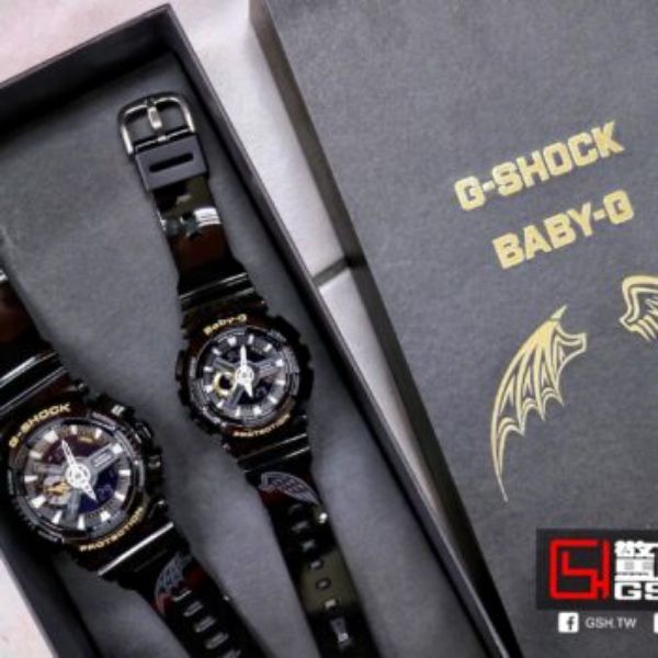 圖片 2018 情人對錶組 G-SHOCK x BABY-G 天使與惡魔 黑 SLV-18A-1A