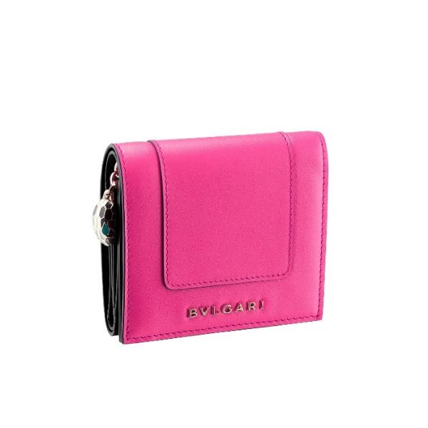 圖片 BVLGARI 寶格麗 SERPENTI FOREVER 桃紅色短夾  288858