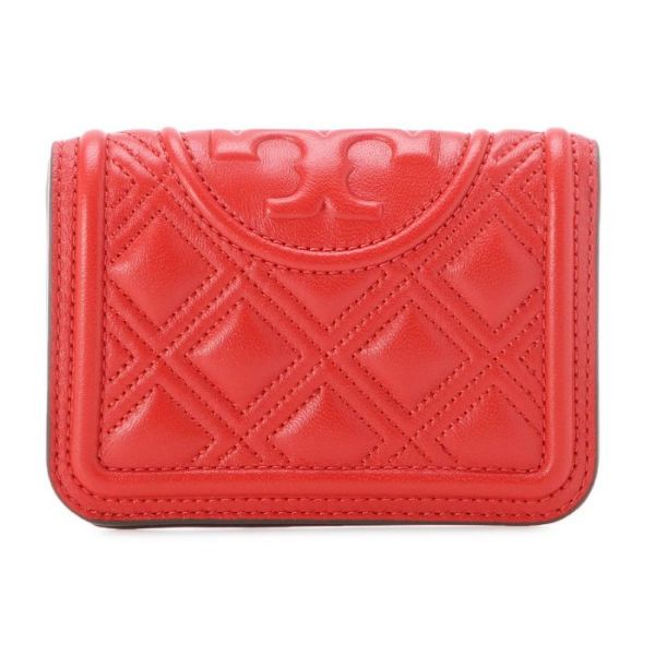 圖片 TORY BURCH 女款對折錢包 Fleming 迷你錢包 紅色 79404/608