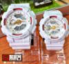 圖片 G-SHOCK x BABY-G 鑽石點綴對錶組 白色
