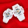 圖片 G-SHOCK x BABY-G 鑽石點綴對錶組 白色