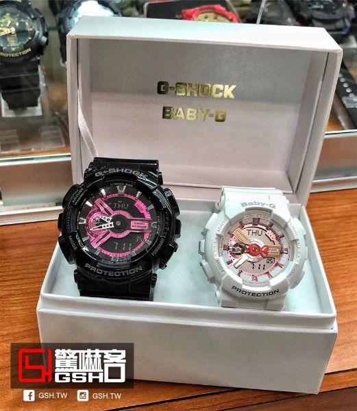 圖片 2019年 七夕情人對錶組 G-SHOCK x BABY-G 紅鶴系列 SLV-19A-1A