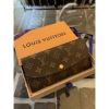 圖片 Louis Vuitton LV 經典老花 內裏粉紅色 扣子長夾