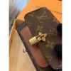 圖片 Louis Vuitton LV 經典 焦糖色 絕版 鎖頭設計 女生短夾