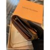 圖片 Louis Vuitton LV 經典 焦糖色 絕版 鎖頭設計 女生短夾