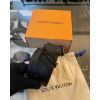 圖片 Louisvuitton LV 經典 霧黑頭設計 黑色老花、金頭老花皮帶