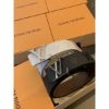 圖片 Louis Vuitton LV 經典 白色老花、銀色老花設計 經典男生皮帶