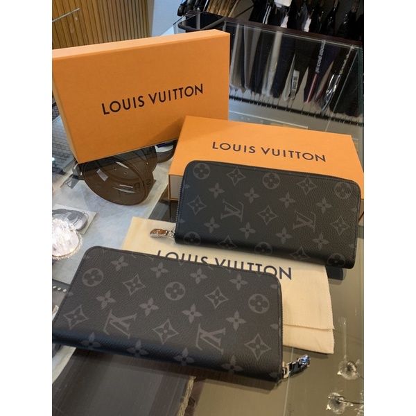 圖片 Louis Vuitton Lv經典老花 黑色 經典款 拉鏈男士長夾