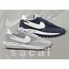 圖片 Nike LDWaffle x Sacai xFragment 藤原浩 解構 聯名麂皮深藍灰色 球鞋