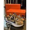 圖片 Nike x Sacai VaporWaffle 聯名 雙勾 麂皮 拼接 解構 奶茶色 球鞋 預購