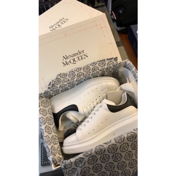 圖片 MCQ Alexander Mcqueen 小白鞋 黑尾設計 增高 修長 球鞋