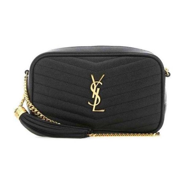 圖片 SAINT LAURENT YSL 基本款黑色金鍊小包 肩背包  6125791GF01 1000