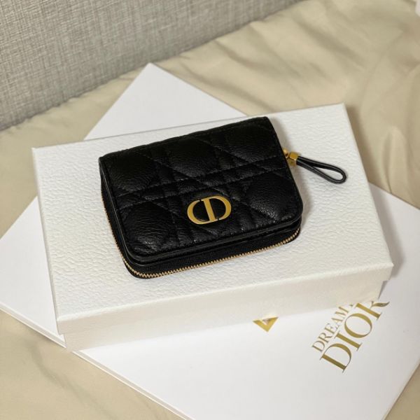 圖片 Dior caro 牛皮兩折皮夾