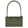 圖片 LONGCHAMP 經典基本款 長把手折疊肩揹包S號 綠色 L2605/919479