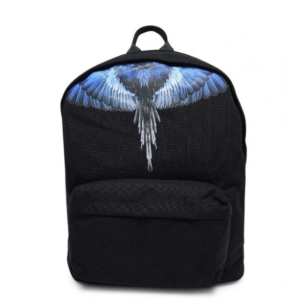 圖片 MARCELO BURLON 黑色翅膀背包 CMNB006F21FAB001/1045