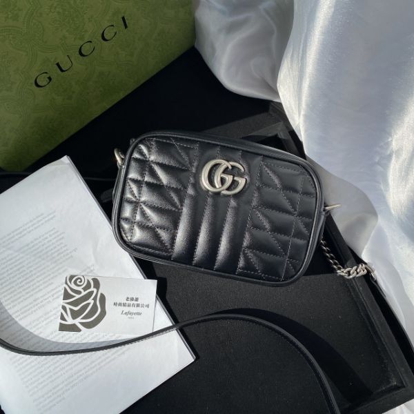 圖片 GUCCI GG Marmont 相機包18cm