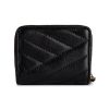 圖片 TORY BURCH KIRA CHEVRON 小羊皮短夾 黑色 90344 001