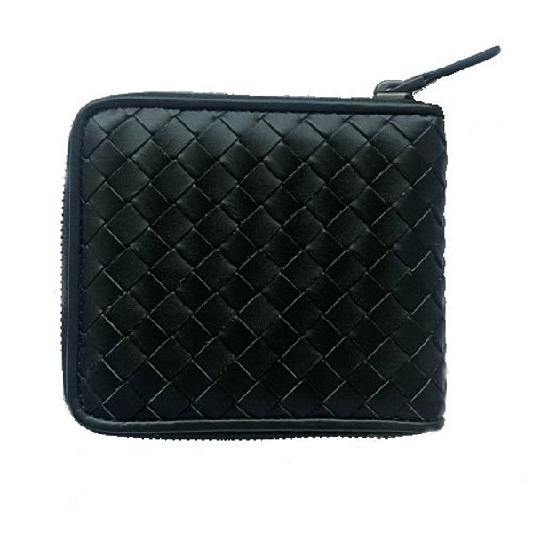 圖片 BOTTEGA VENETA BV 女款墨綠色拉鍊短夾  464904V4651 3217