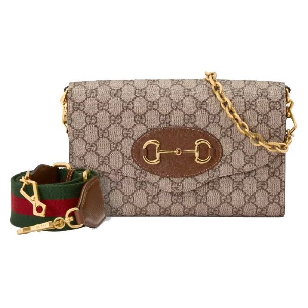 圖片 Gucci 1955 Horsebit 馬銜扣小型手袋 雙背帶 677286 HUHHX8565