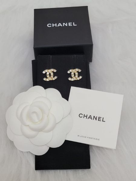 圖片 CHANEL 香奈兒 經典 耳環 AB8119 金屬 金色  AB8119B0782NH337