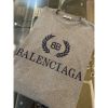 圖片 Balenciaga 巴黎世家 經典 灰色 字母搭配 短袖T恤上衣