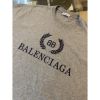 圖片 Balenciaga 巴黎世家 經典 灰色 字母搭配 短袖T恤上衣
