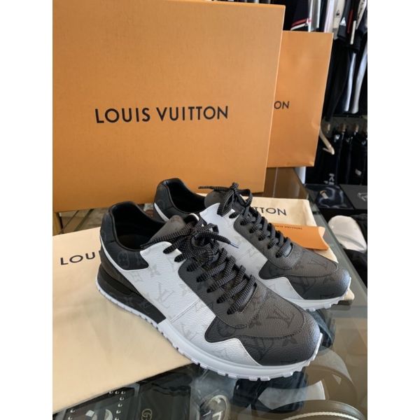 圖片 Louis Vuitton LV 經典 新款 黑 灰 白色 拼接設計 男生球鞋 預購