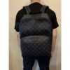 圖片 Louis Vuitton LV 經典 黑色老花滿版設計 男生後背包