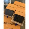 圖片 Louis Vuitton Lv經典黑色老花、灰色老花、棋盤格紋設計黑色男生 男款 皮夾 短夾